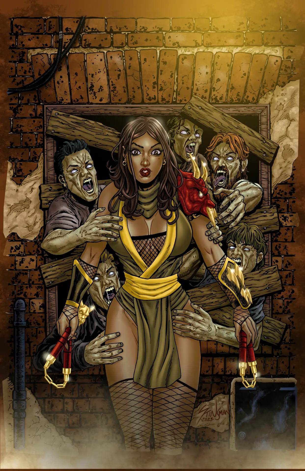 Ninja Bimbos #3 cover